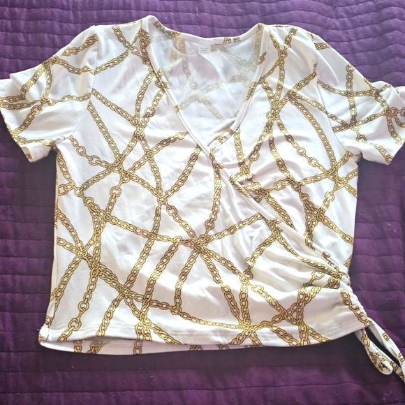 WRAP CROP SHIRT - Picture 3 of 7